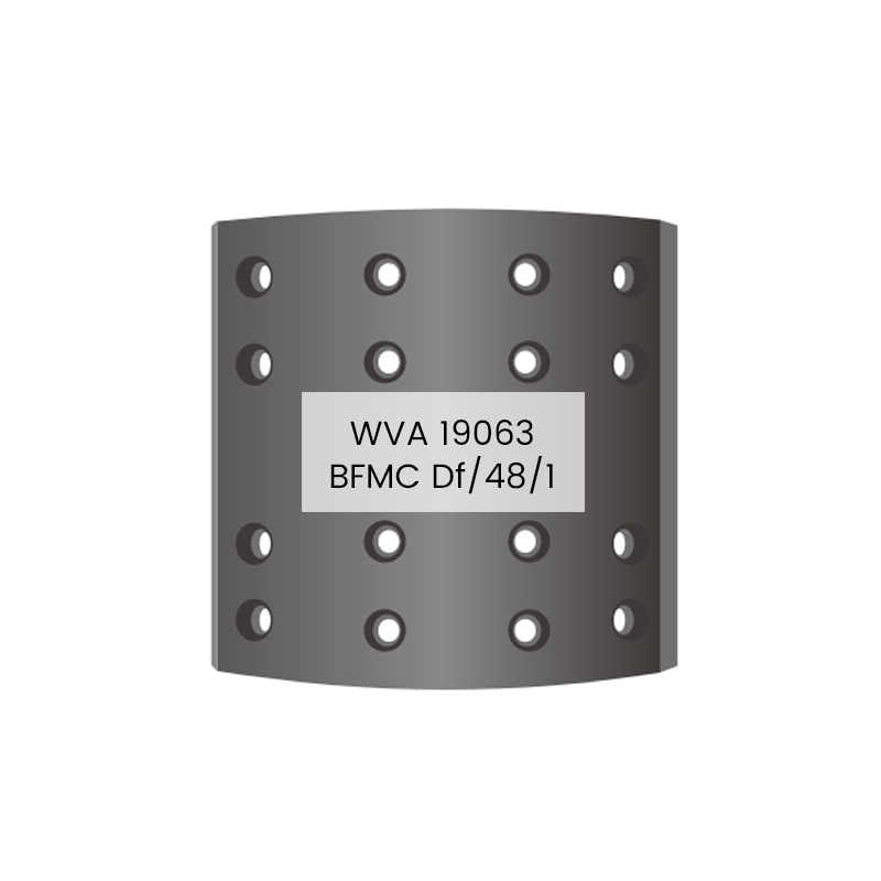 Truck Brake Lining 19063 Df/48/1 pro BOVA, DAF