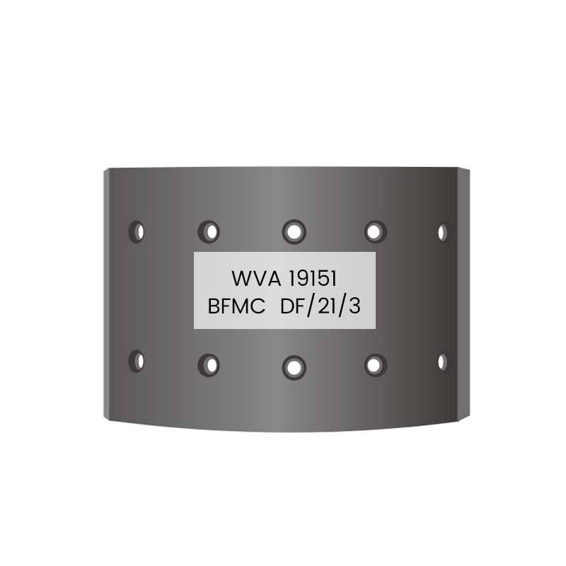 Premium Quality Brake Lining 19151 DF/21/3 pro BOVA, DAF
