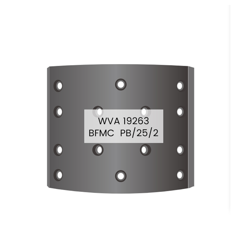 Truck Brake Lining 19263 PB/25/2 pro PERROT BREMSEN