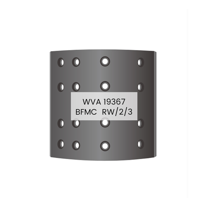 19367 RW/2/3 Europaeae Truck Brake Lining pro VICTOR, FRUEHAUF, BENALU